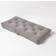 Homescapes 2 Seater Booster Coussin de chaise Gris (100x48cm)