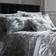 Catherine Lansfield Crushed Velvet Påslakan Silver (200x200cm)