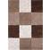 THE RUGS Myshaggy Collection Geometric Design Brown 80x150cm