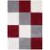 THE RUGS Myshaggy Grey, Red 120x170cm