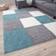THE RUGS Myshaggy Collection 381 Duck Egg Blue
