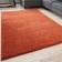 THE RUGS Myshaggy Collection Solid Terra Brown