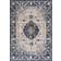 THE RUGS Bordered Traditional Blue 120x170cm