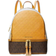 Michael Kors Rhea Medium Color-Block Logo Backpack - Golden Rod Multi