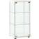 vidaXL Tempered Glass Cabinet 16.7x33.9"