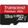 Transcend Premium MicroSDXC Class10 UHS-I U1 45MB/s 128GB +SD Adapter (300x)