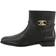 Lauren Ralph Lauren Briela Burnished Leather Bootie - Black