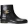 Lauren Ralph Lauren Briela Burnished Leather Bootie - Black