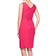 Alex Evenings Short Side Ruched Compression Dress - Fuchsia