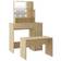vidaXL Engineered Wood Toiletbord 86.5x35cm 2stk