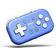 8Bitdo Micro Bluetooth Gamepad Blue Gamepad Nintendo Switch Release dato: 31-08-2023