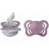 Bibs Couture Silikone Sutter 2-pak Fossil Grey/Mauve-Str. 1