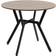 Homcom Industrial Round Brown Dining Table 90cm