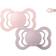 Bibs Supreme Silicone Pacifier 2-pack Blossom/Dusky Lilac Str. 1 Str. 1