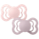 Bibs Supreme Silicone Pacifier 2-pack Blossom/Dusky Lilac Str. 1 Str. 1