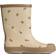 Wheat Muddy Rubber Boots Print - Gravel Bumblebee