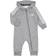 Adidas Infant Essentials 3-Stripes French Terry Bodysuit - Medium Grey Heather/White