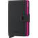 Secrid Mini Wallet - Matte Black/Fuchsia