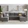 Honbay Convertible Sectional Sofa 112.6" 6 Seater