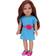 Sophia's Hailey with Blue Dress & Doll Shoes