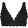 Hunkemöller Scallop Triangle Bikini Top - Black