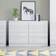 The Range Gloss White Chest of Drawer 120x77cm