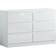 The Range Gloss White Chest of Drawer 120x77cm