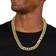 HUGO BOSS Integrated Logo Curb Chain Necklace - Gold