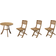 Skagerak Vendia Caféset, 1 Bord inkl. 3 Stolar