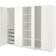 IKEA Pax Forsand White Wardrobe 250x201.2cm