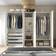 IKEA Pax Forsand White Wardrobe 250x201.2cm
