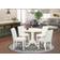 East West Furniture Pedestal Dining Table 42x42" 5