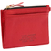 Marc Jacobs The Leather Top Zip Wristlet Wallet - True Red