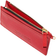 Marc Jacobs The Leather Top Zip Wristlet Wallet - True Red