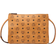 MCM Crossbody Pouch In Visetos Original Medium - Cognac