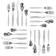 MegaChef La Vague Cutlery Set 20