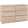 SECONIQUE Malvern 6 Chest of Drawer 121.5x77cm