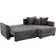 Poco Functional Grey Sofa 236cm 4-Sitzer