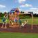 Backyard Discovery Beach Front All Cedar Wooden Swing Set