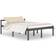 vidaXL Solid Pine Sengeramme 155.5x205.5cm