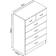 Furnished with Style Modern Matt White Chest of Drawer 70x100cm