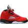 Nike Air Jordan 5 Retro Raging Bull GS - Varsity Red/Black/White