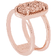 Kendra Scott Elyse Ring - Rose Gold Drusy