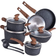 Kitchen Academy Induction Cookware Set with lid 12 Parts