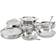 All-Clad D3 Stainless Steel Cookware Set with lid 14 Parts