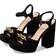 Coach Women's Nicolette Suede Heeled Platform Sandals