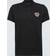 Moncler Men's Heart Logo Polo Shirt - Black