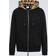 Burberry Check Hood Cotton Zip Hoodie - Black