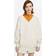 Nike – Ljusbrun, v-ringad sweatshirt fleece och oversize med liten Swoosh-logga-Brown