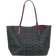 Coach City Tote In Signature Canvas - Graphite/Black Cherry